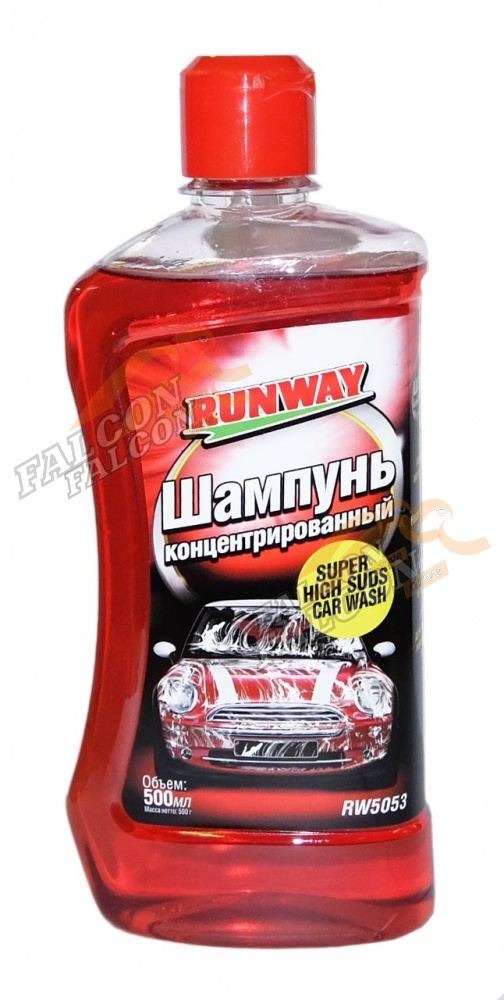 Автошампунь-концентрат 500 мл (RUNWAY)