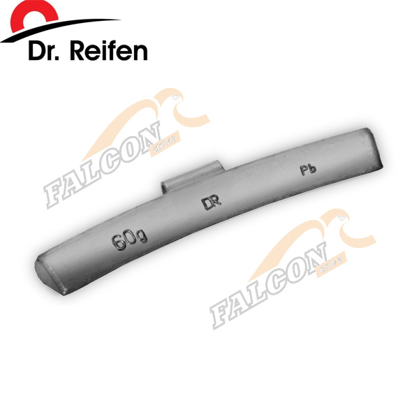 Грузики балансировочные для литых дисков (Dr. Reifen) 60гр (к-т 40шт)