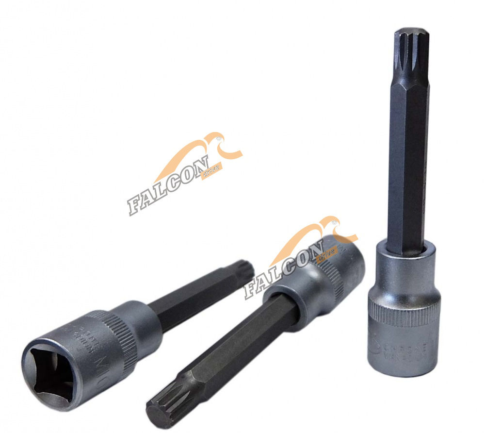 Головка со вставкой Spline M12 1/2" (АвтоДело) удлин (15009) 39611