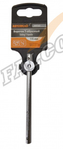 Вороток Т-обр 1/4" L 115 мм (АвтоДело) (14627) 39743