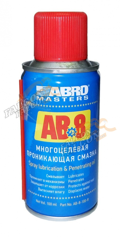 Смазка многоцелевая (ABRO) проникающая 100 мл аэр. AB-8-100-RW