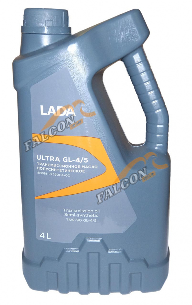 Масло трансм 75W90 GL-4/5 LADA ULTRA 4 л