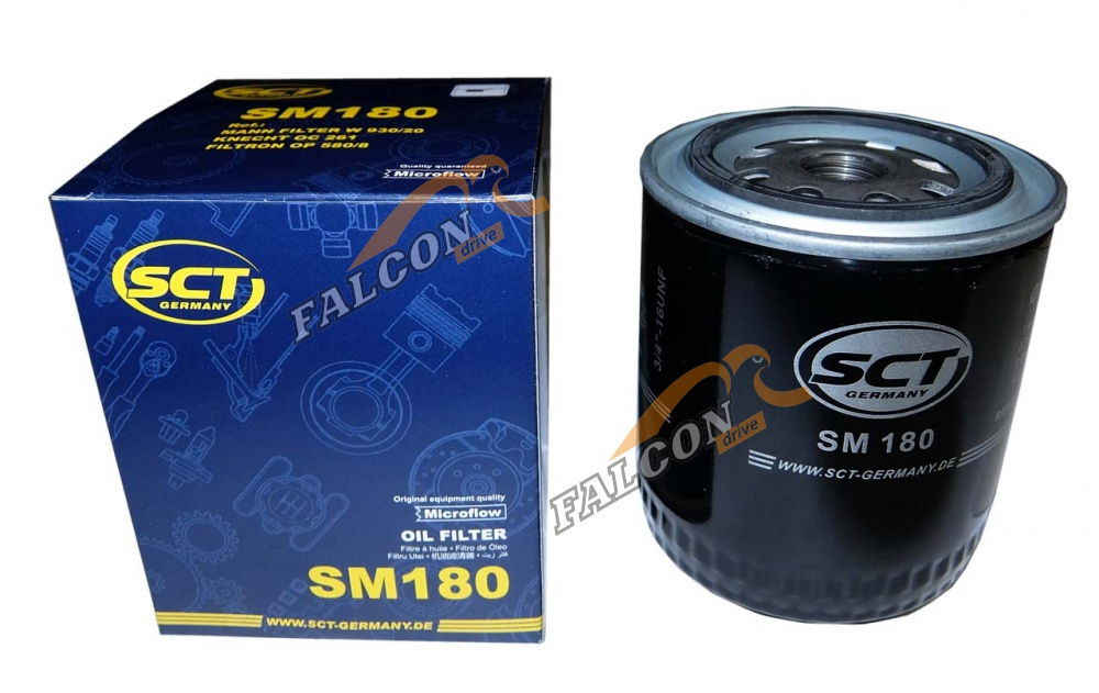 Фильтр масляный  ГАЗ-406 (SCT) SM180 