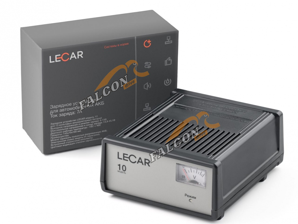 ЗУ 12V, 10А, 50-120 А/ч (Лада-Имидж LECAR)