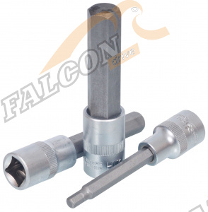 Головка со вставкой шестигр 10 мм 1/2" L 100 мм (АвтоДело) удлин (14983) 39390