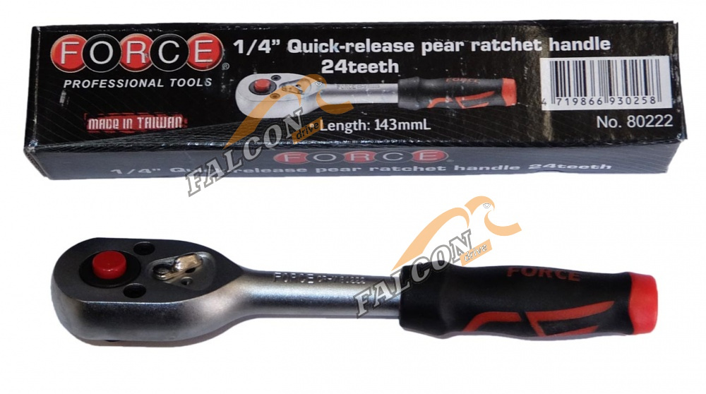 Трещотка 1/4" (Force) 24 зуб 80222