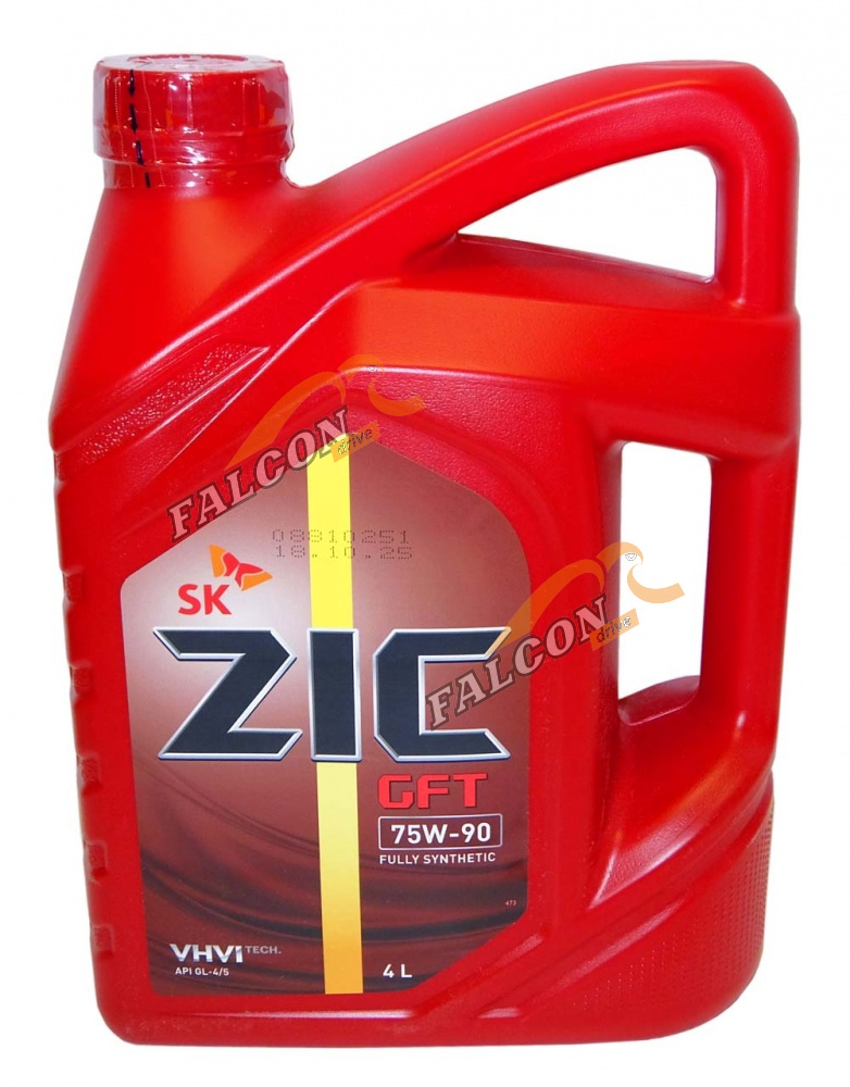 Масло трансм 75W90 GL-4/5 ZIC G-FT 4л (синт) 