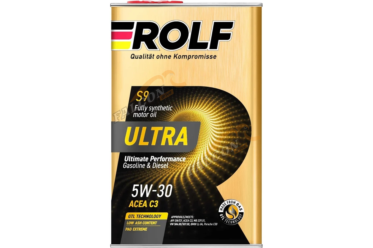А/масло Rolf Ultra 5W30 1л C3 API SN/CF