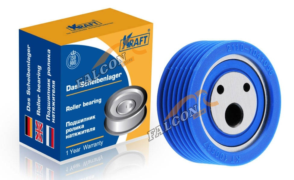 Ролик кондиционера ВАЗ-2110, 2170 Priora, 2123 (KRAFT) (2110-1041056) 830900AAKE