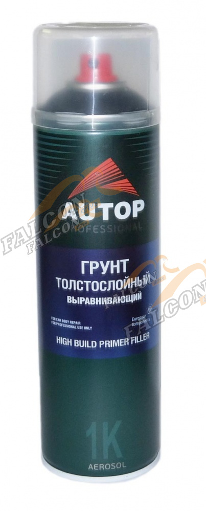 Грунт толстослойный выравнивающий №15 черный аэр 650мл (AUTOP PROFESSIONAL)