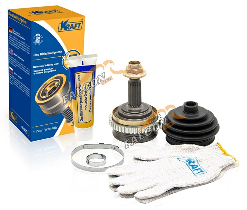 Шрус наруж ВАЗ-1118 Kalina, 2170 Priora (KRAFT) с пыльником под АБС