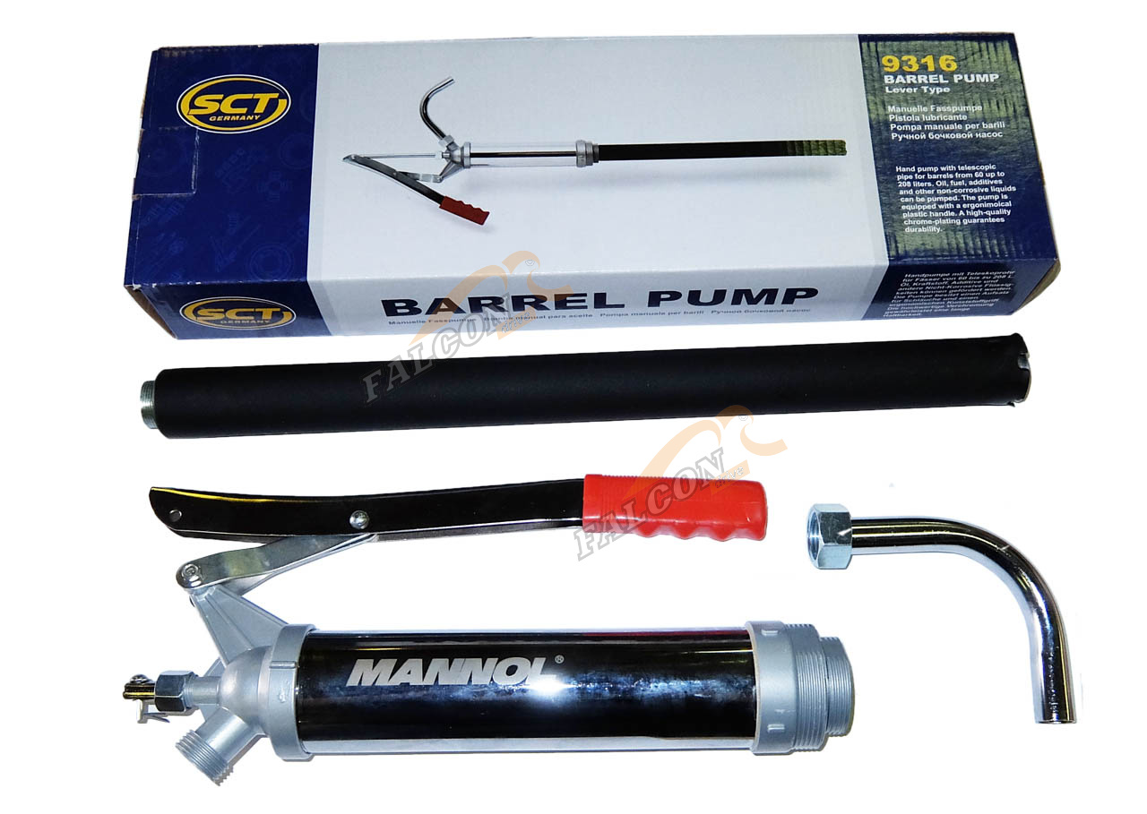 Насос для перекачки масла из бочек Mannol 9316 Lever Type Drum Pump