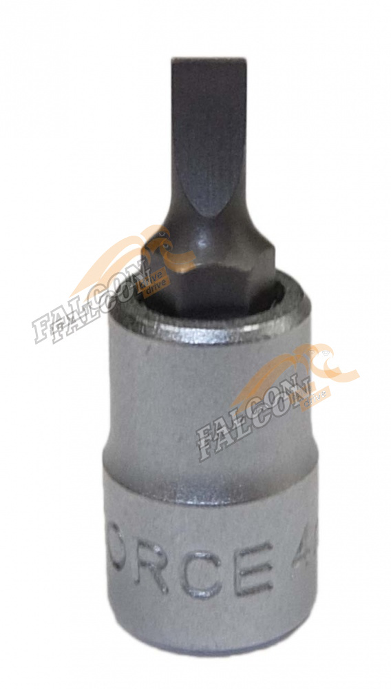 Головка со вставкой шлиц 4 мм 1/4" L=32мм (Force) 3233204